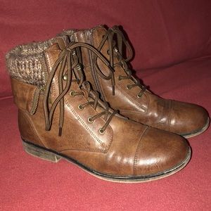 Brown ankle boots